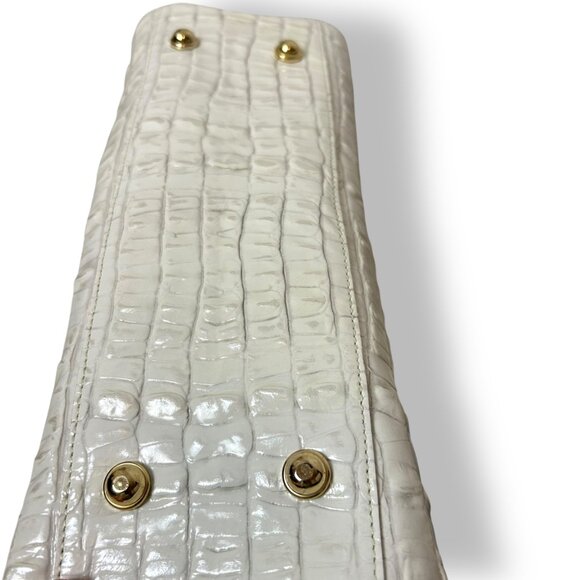 NWOT Brahmin Leather Med Arno Macaroon La Scala Shoulder Tote Handbag + Wallet - Picture 2 of 9